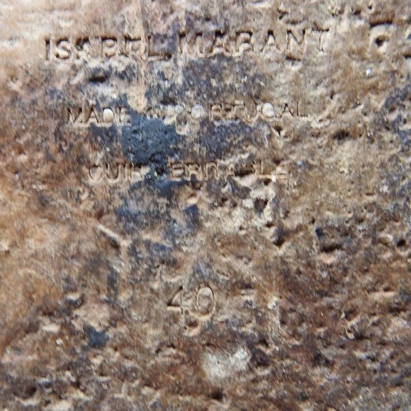 Isabel Marant Women's Beige Red Leather Strap Sandals Size EUR 40 w/COA - Picture 8 of 8